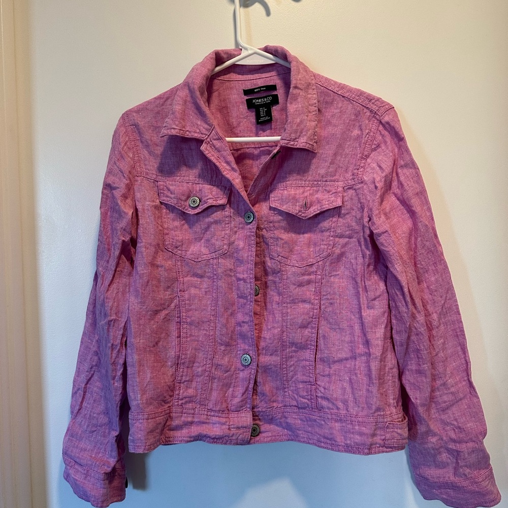 Maurices Pink Denim Jacket